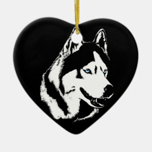 Husky Ornament Malamute Keepsaké Hund Gifts