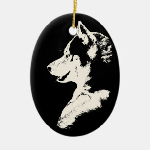 Husky Ornament Personlig Husky Valp Gifts