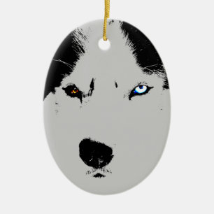 Husky Ornament Personlig Sled Hund Dekoration
