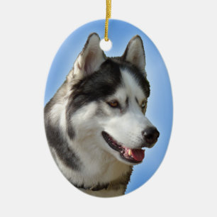 Husky Ornament Personlig Sled Hund Dekoration