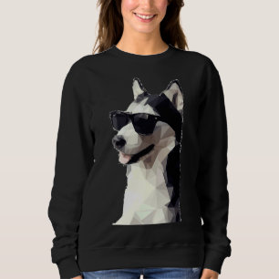 Husky på Sol-glasögon T Shirt