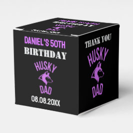 Husky Pappa, Hund Birthday Favor Boxes Presentaskar