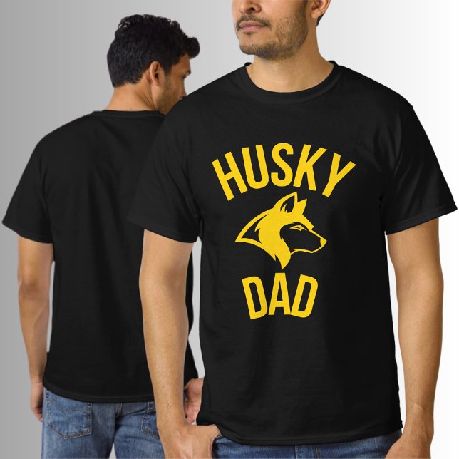 Husky Pappa, Hund Pappa T Shirt (Skapare uppladdad)
