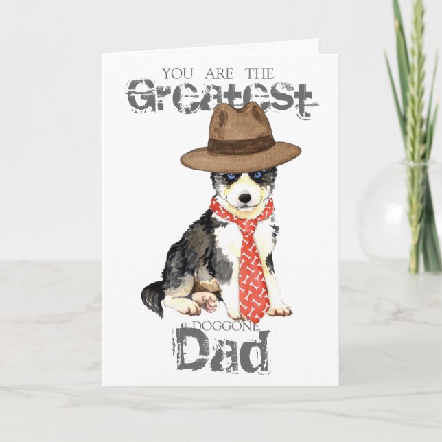 Husky Pappa Kort (Framsida)