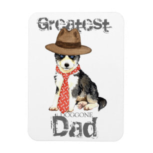 Husky Pappa Magnet