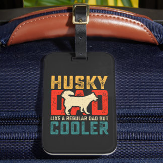 Husky Pappa, Regular Pappa Elevated to Coolness Fu Bagagebricka