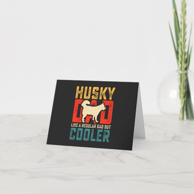 Husky Pappa, Regular Pappa Elevated to Coolness Fu Tack Kort (Framsida)