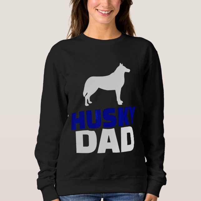 Husky Pappa T Shirt (Framsida)