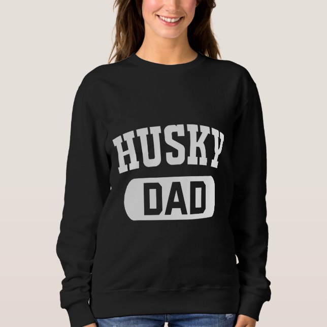Husky Pappa T Shirt (Framsida)