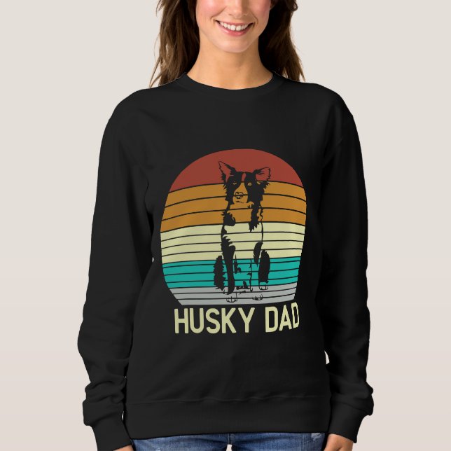 Husky Pappa T Shirt (Framsida)