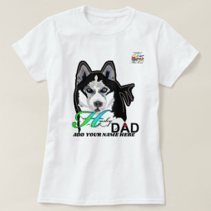 Husky pappa t shirt