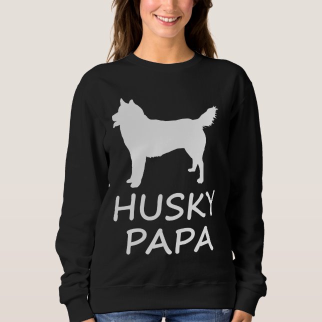 Husky Pappa T Shirt (Framsida)