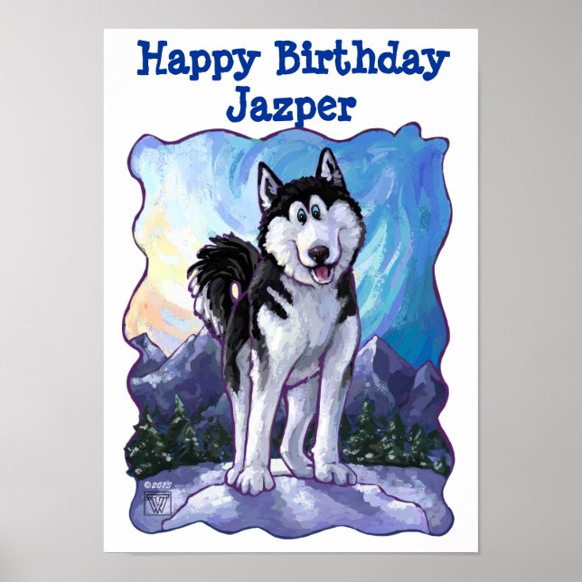 Husky Party Centre Poster (Framsidan)