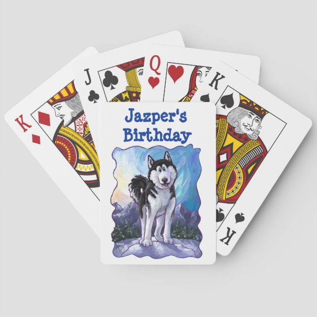 Husky Party Centre Spelkort (Baksidan)