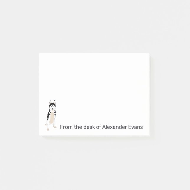 Husky Personalize Post-it Block (Framsida)