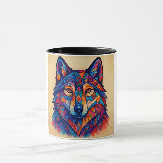 Husky Personalized Wolf Sweatshirt Mugg (Center)