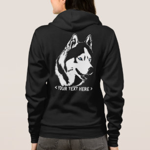 Husky personifierade Husky Hoodies för Hoodie T-shirt