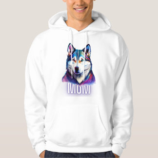 Husky Personlig Varg Tröja Hoodie