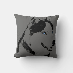 Husky Pillow Siberian husky Pillows Malamute Gifts Kudde