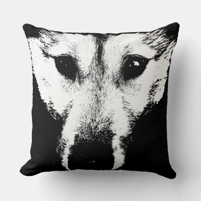 Husky Pillow Varg Valp Pillows Malamute Gifts Kudde (Framsida)