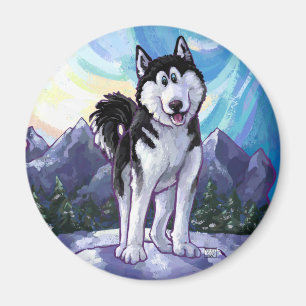 Husky-presenter och tillbehör magnet