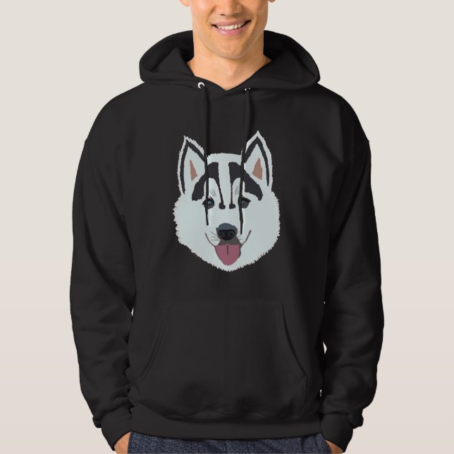Husky Puppy Hoodie (Framsida)