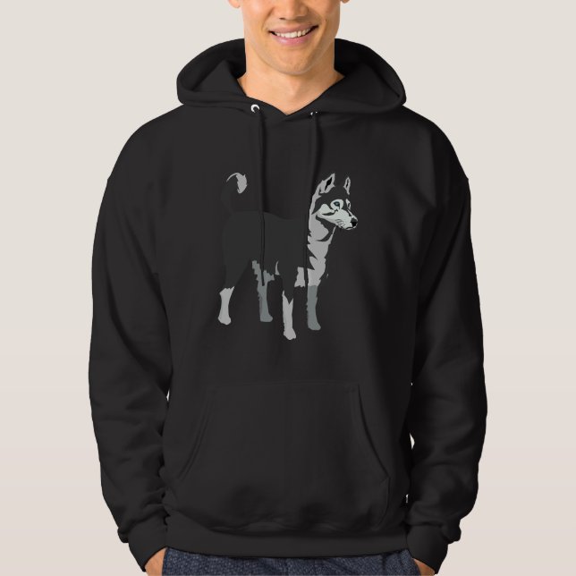 Husky Puppy Hoodie (Framsida)