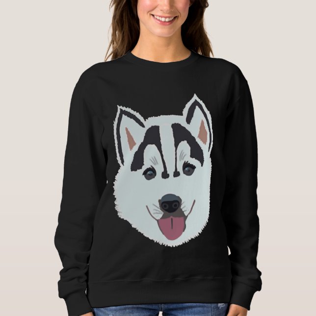 Husky Puppy T Shirt (Framsida)