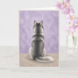 Husky Rainbow Bridge Sympati Kort