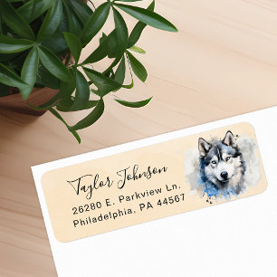 Husky Return-adressetikett Returadress Etikett