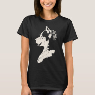 Husky Shirt Husky Malamute Hund tröja, kvinnor Tee Shirt