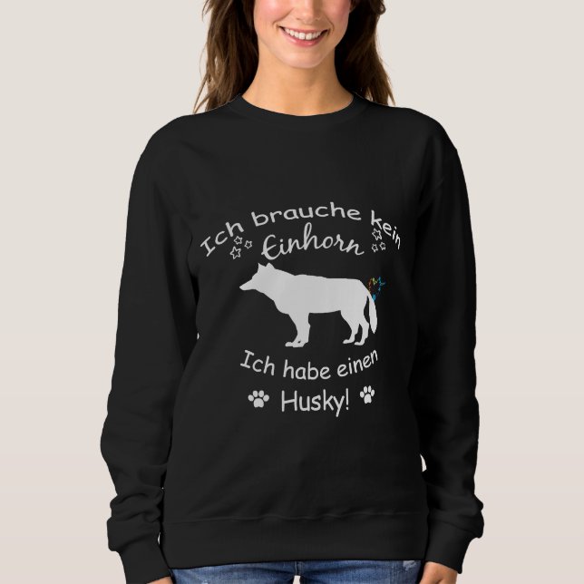 Husky Siberian husky Hund T Shirt (Framsida)