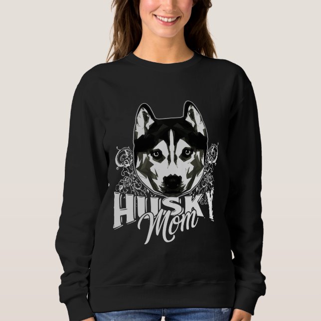 Husky Siberian husky Mamma T Shirt (Framsida)
