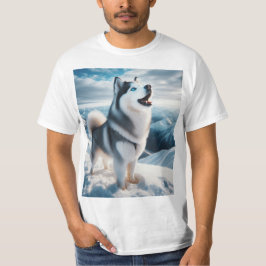 Husky siberiano t shirt
