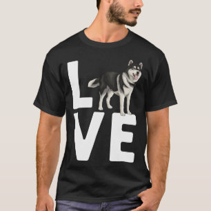 Husky Sibirisk Husky Hund Husky Älskare Gåvor T Shirt