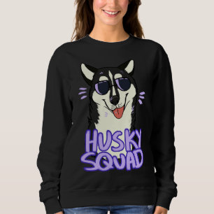 Husky Squad Black T Shirt