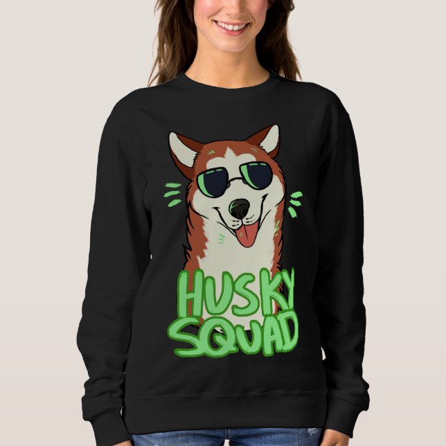 Husky Squad Copper T Shirt (Framsida)