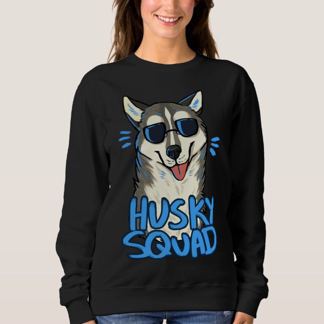 Husky Squad T Shirt (Framsida)