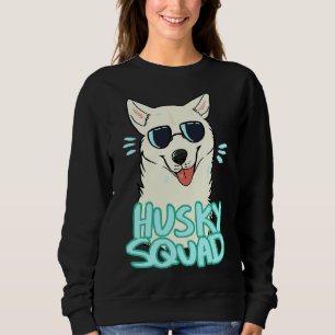 Husky Squad White T Shirt