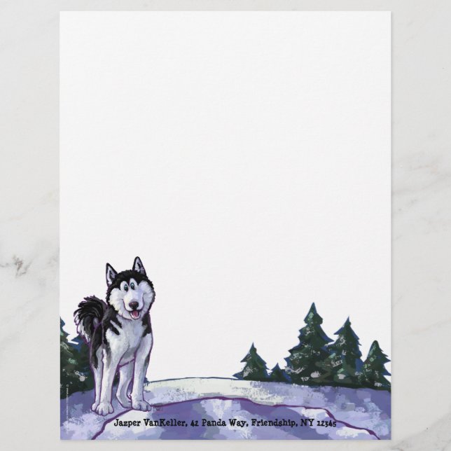Husky Stationery (Framsida)