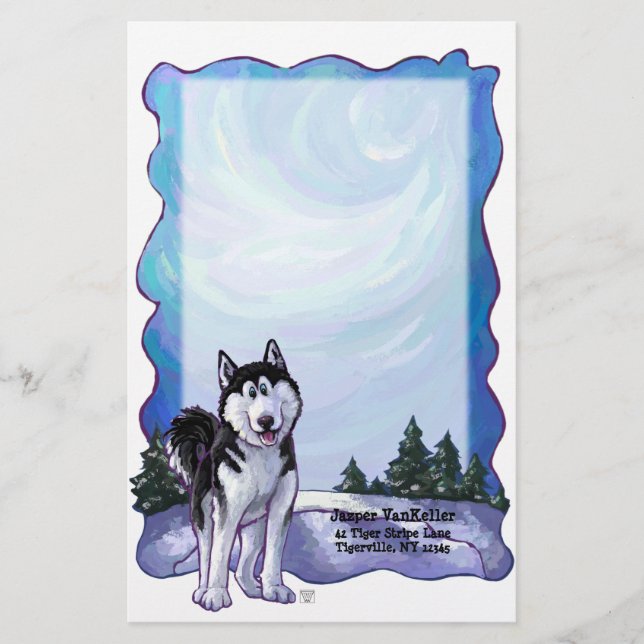 Husky Stationery Brevpapper (Framsida)