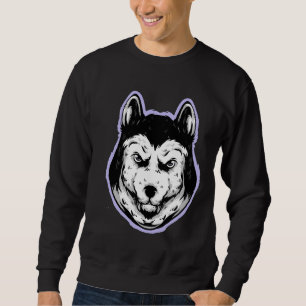 Husky Stern Stil Lång Ärmad Tröja