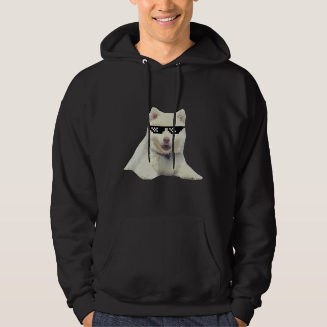 Husky Stickers Hoodie (Framsida)