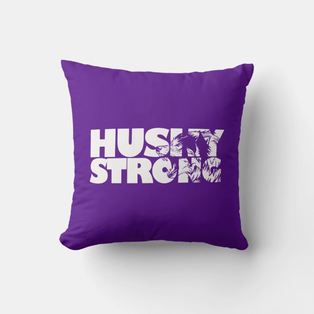 Husky Strong Pillow Kudde (Framsida)