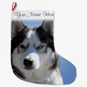 Husky strumpa för julstrumpapersonlighund