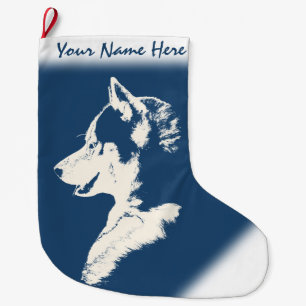 Husky strumpa för julstrumpapersonlighund