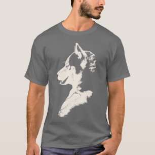Husky T-Shirt Husky / Varg Art Tee Hund tröja