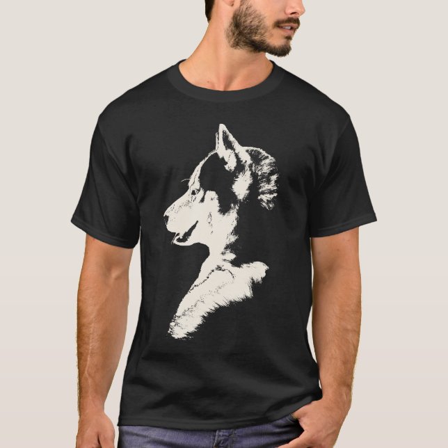 Husky T-Shirt Husky Varg Tee Sled Hund tröja (Framsida)