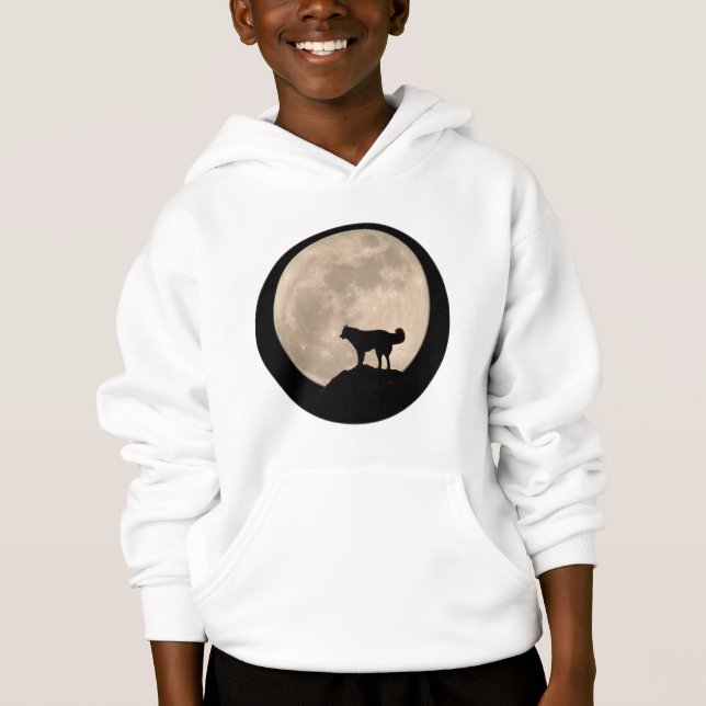Husky T-Shirt Sweatshirt Husky Art Varg Hund tröja (Framsida)