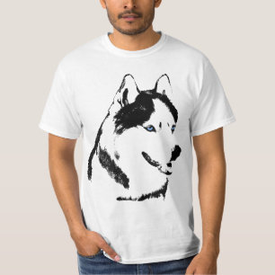 Husky T-shirt Varg Husky Tee Sled Hund Husky Shirt
